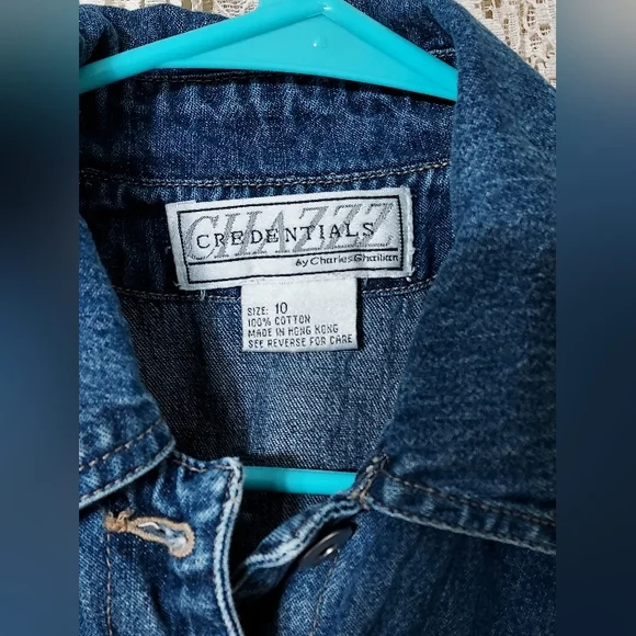 90's denim dress - Picture 4 of 5